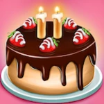 cake shop great pastries & waffles store game android application logo